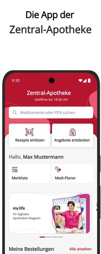 App der Zentral-Apotheke